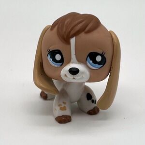 Hasbro Littlest Pet Shop Chien Beagle 2207 LPS Authentic Blue Eyes
